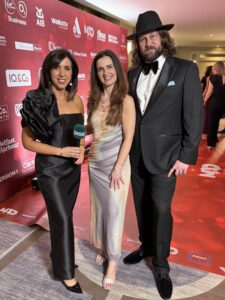 Ruth Maguire and Phill Hendry with Caroline O'Neill of the Digg Podcast - Women in Business Awards 2026